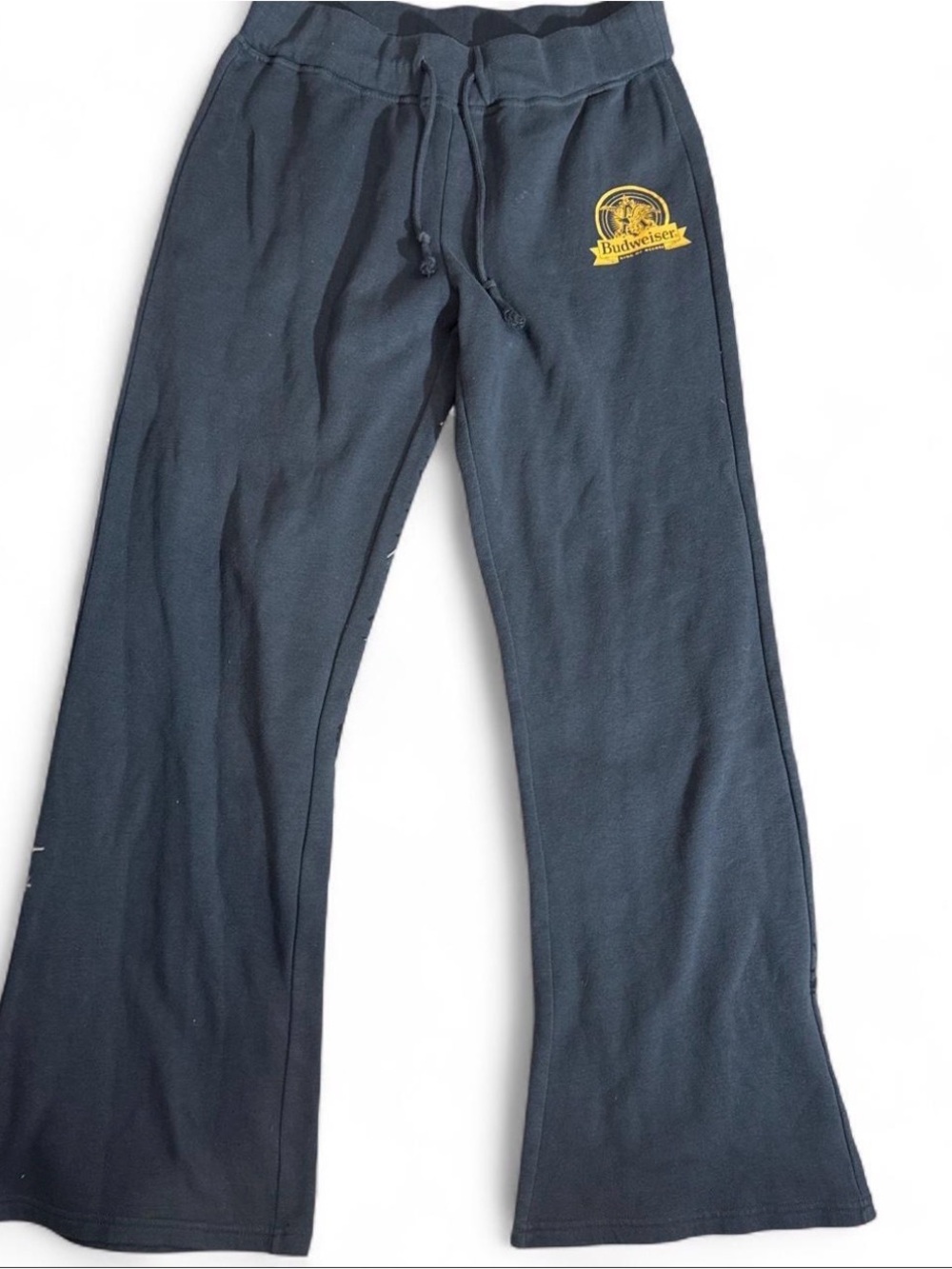 PacSun Women Black Sweatpants with Yellow Logo